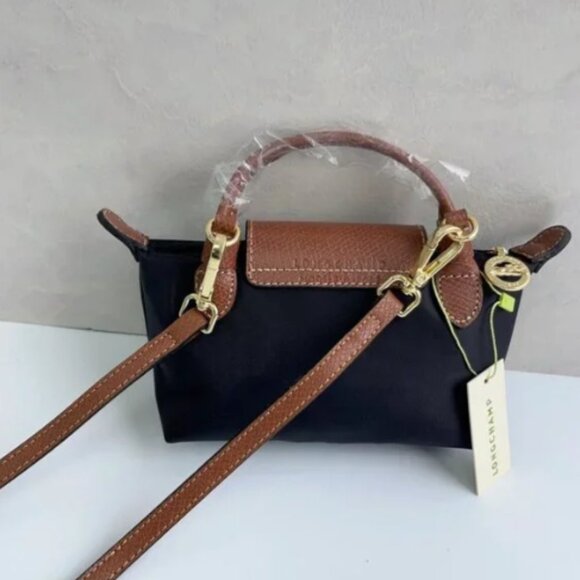 Longchamp Le Pliage Original Black Clutch Bag Women - Picture 2 of 8